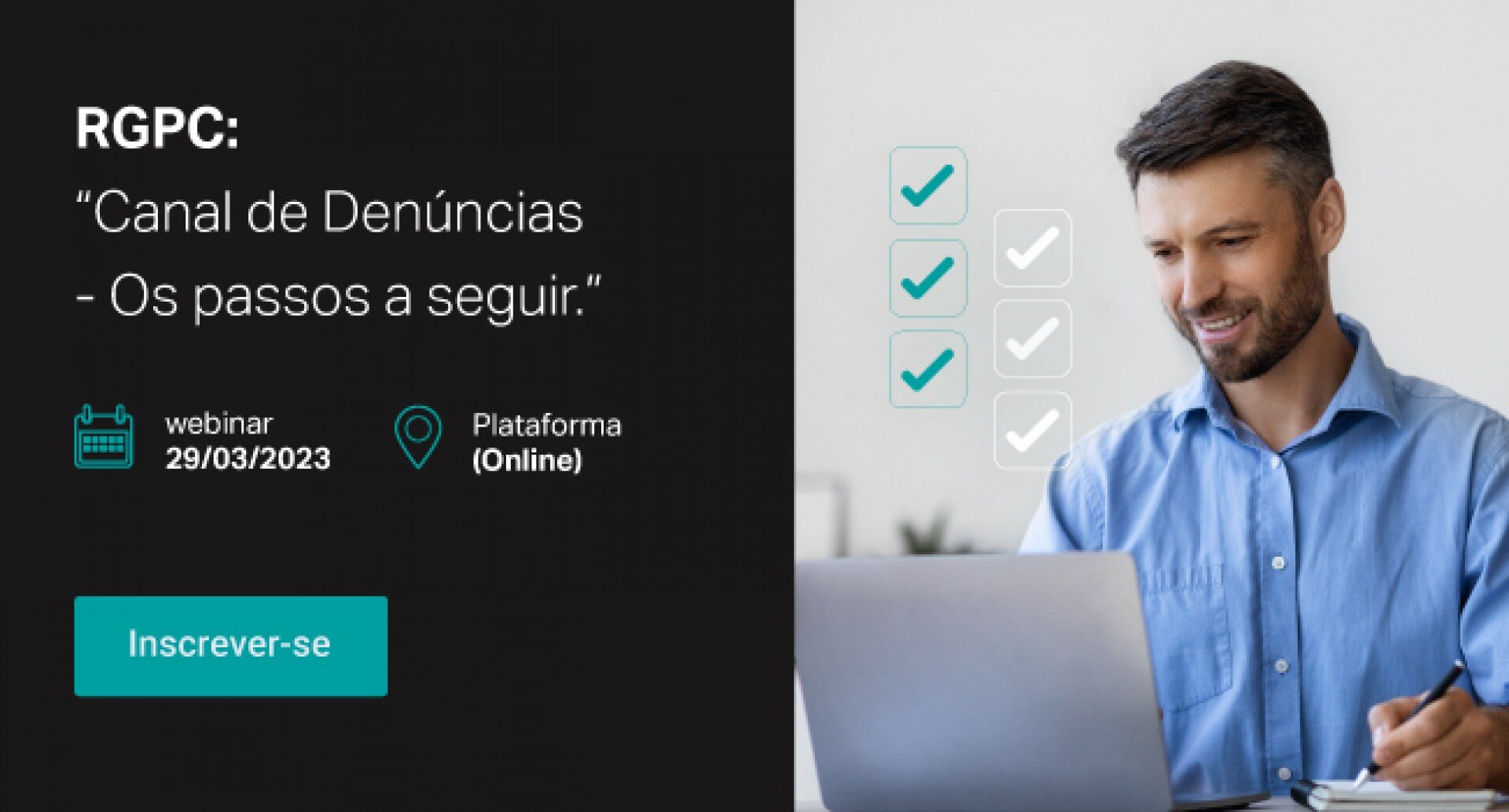 webinar | RGPC: "Canal de Denúncias - Os passos a seguir"
